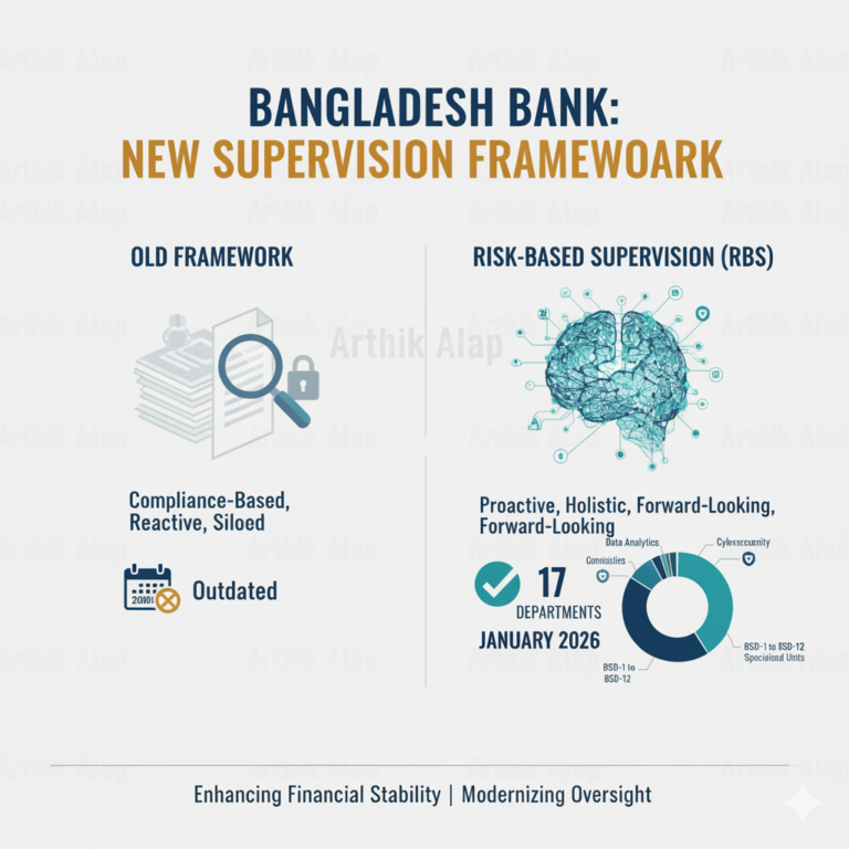 Comparison of Bangladesh Bank Old vs New Risk-Based Supervision Framework